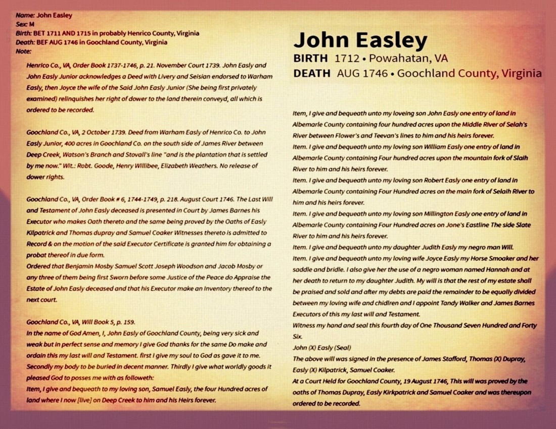 1746 John Easley