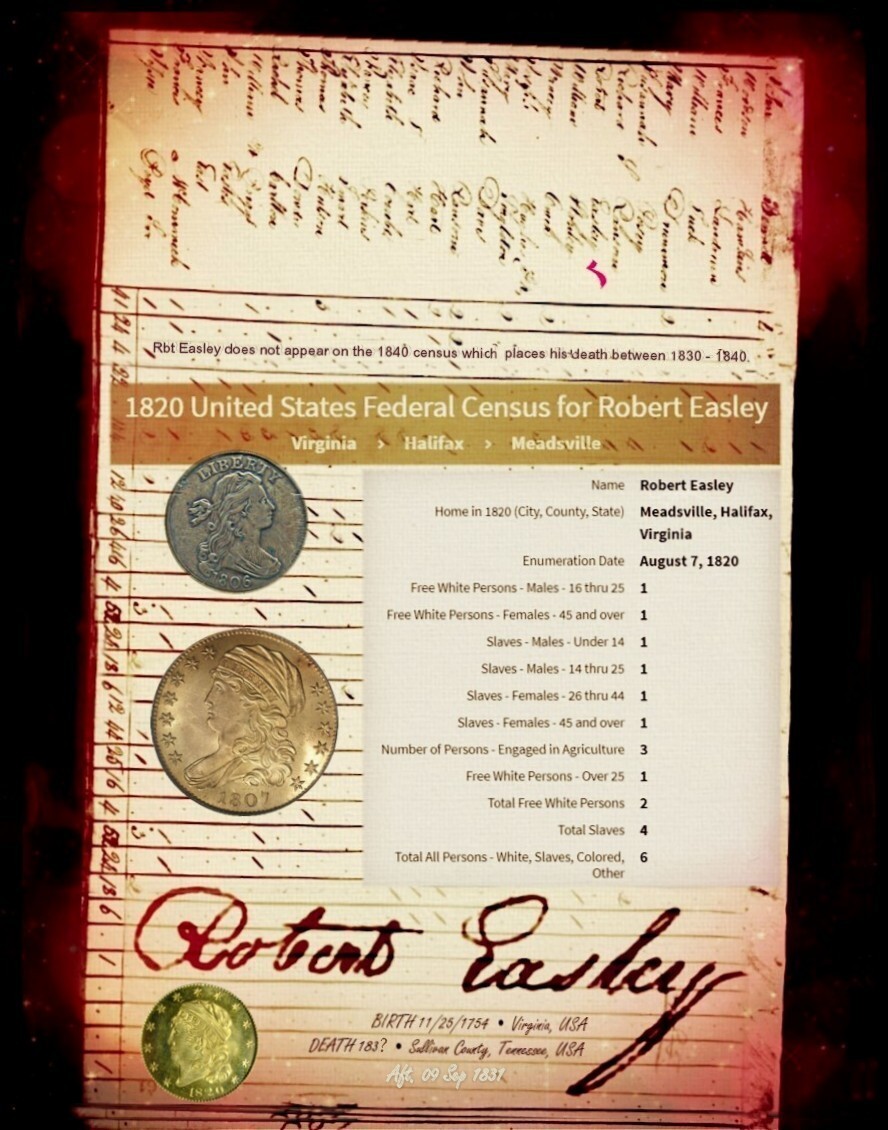 1820 a Robert Easley -1